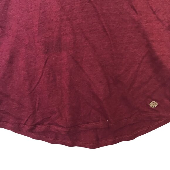 Massimo Dutti Deep Red Linen Womens Tank Top S - Picture 10 of 12